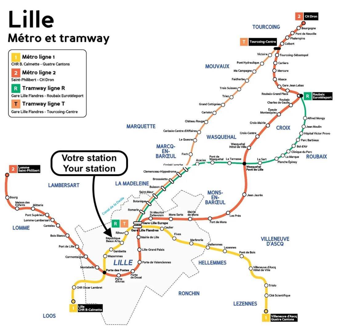 Lille Hypercentre - Bright Apartment! 外观 照片